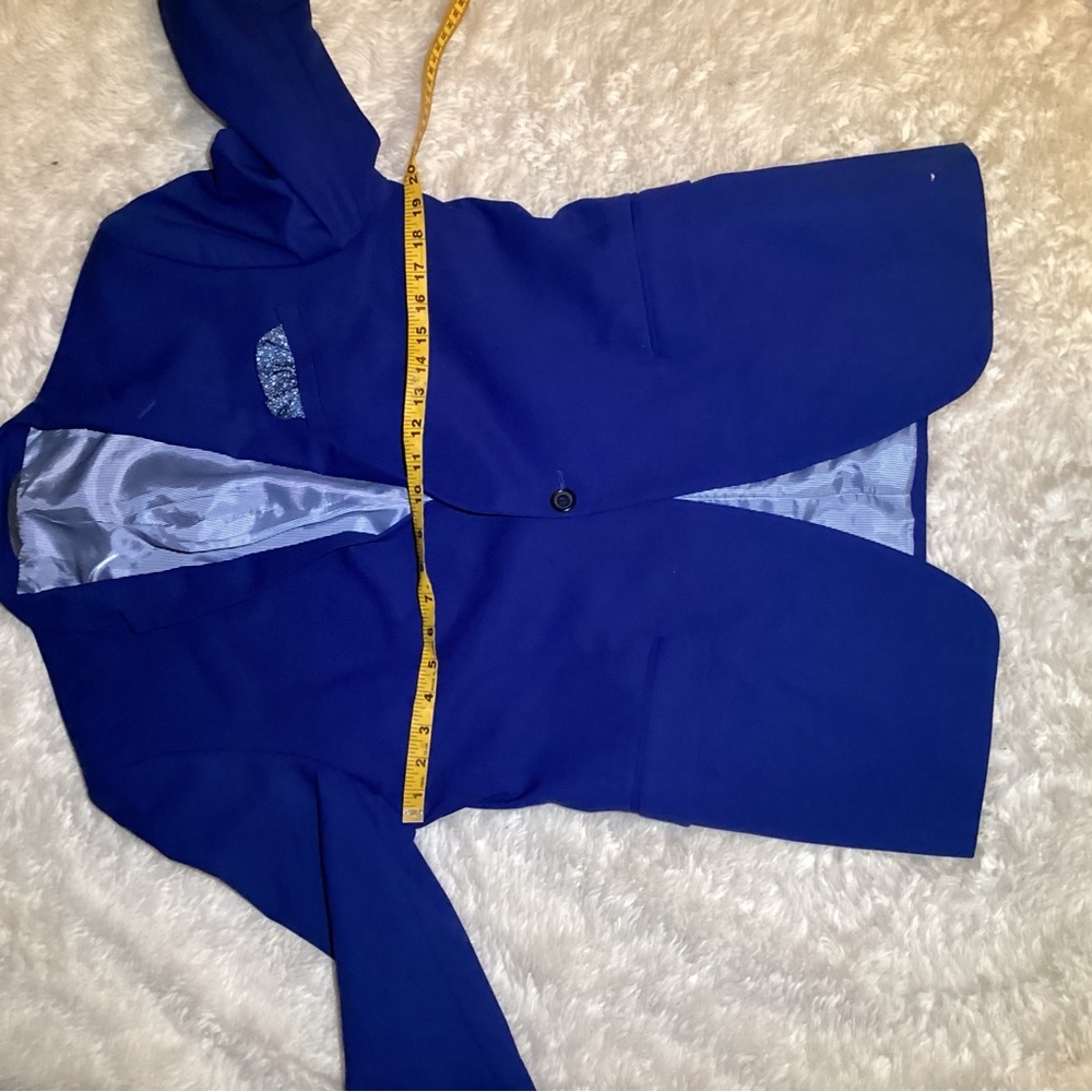 Zara Man royal blue blazer jacket size 42 - Picture 7 of 9